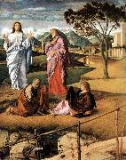 Transfiguration of Christ (detail)  ytt, BELLINI, Giovanni